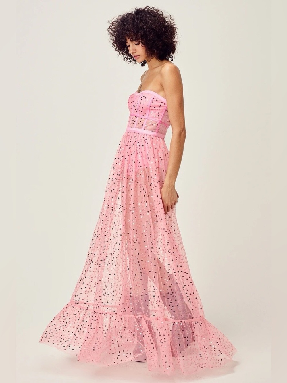 NWT For Love & Lemons Manic Monday Maxi Dress